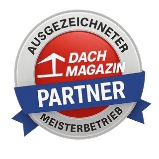 DACHMAGAZIN Partner Siegel – ausgezeichneter Meisterbetrieb